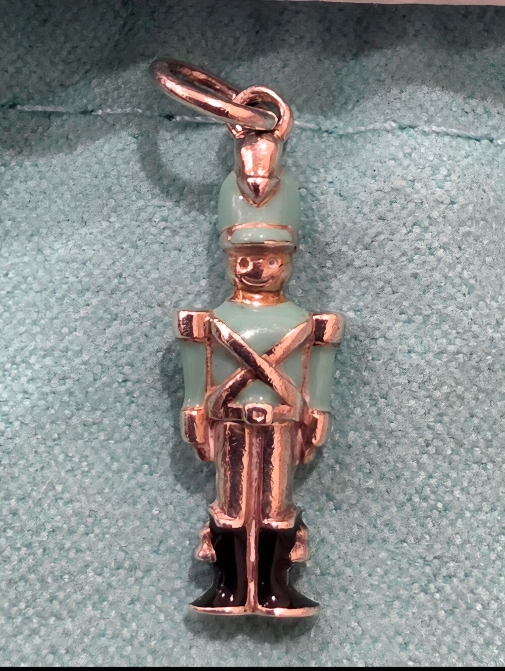 Tiffany & Co. Blue Enamel Toy Soldier / Nutcracker Charm